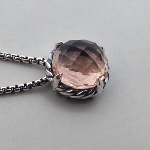 David Yurman Chatelaine Pendant with Morganite